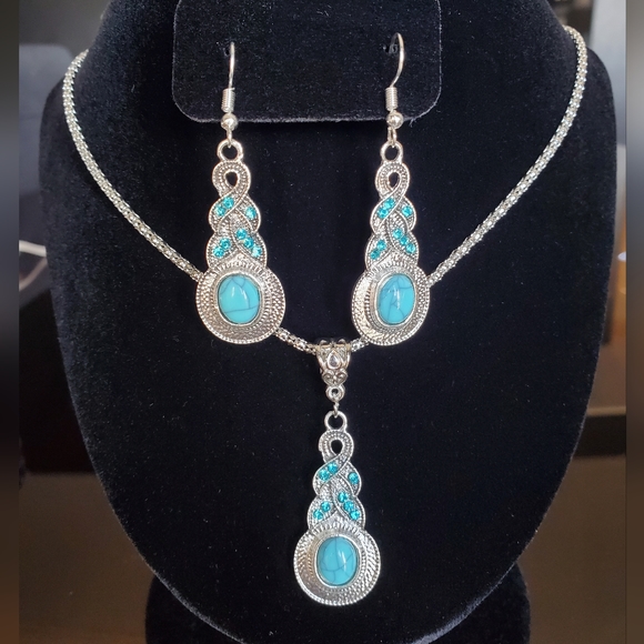 3pcs boho chic necklace & earrings set - Picture 11 of 11